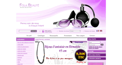 Desktop Screenshot of folabeaute.com